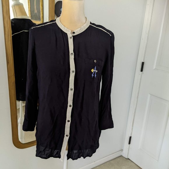 Anthropologie Button Down Top - Picture 2 of 4